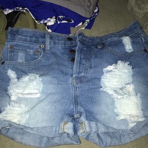 Forever 21 high waisted shorts! Super cute!
